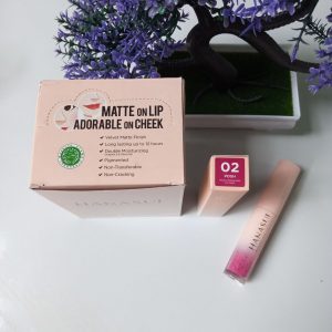 ini adalah Hanasui Lipcream Matte 02, brand: Hanasui, age_group: all ages, gender: female