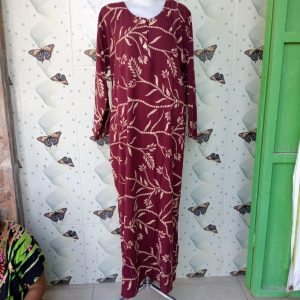 ini adalah Daster Panjang Akar, size: XL, material: Rayon, color: multicolor, brand: Dasterpanjangakarkanor, age_group: all ages, gender: female