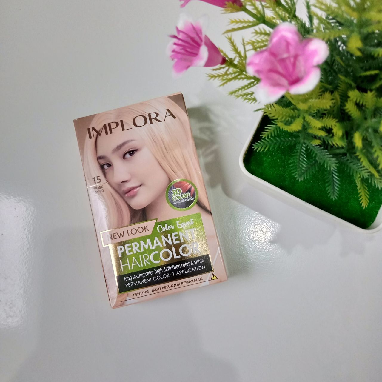 ini adalah Implora Hair Color 15 Rose Gold, brand: Implora, age_group: all ages, gender: unisex