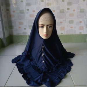 ini adalah Jilbab Zaskia Rempel Navy, size: L, material: jersey, color: nevy, brand: Jilbabzaskiakanor, age_group: all ages, gender: female