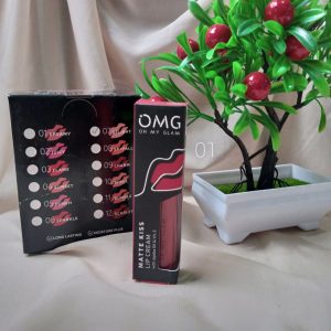 ini adalah Lipcream OMG 01, brand: OMG - Oh My Glam Matte Kiss Lip Cream, age_group: all ages, gender: female