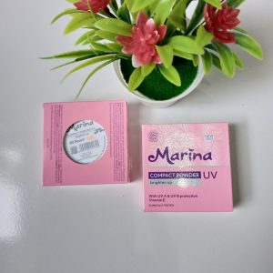 ini adalah Marina Compact Powder Peach, brand: marina, age_group: all ages, gender: female