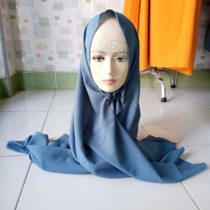 ini adalah Pasmina Tali Biru Wardah, size: Long 150 cm, width 75 cm, material: Crepe, color: Biru, brand: Pashminakanor, age_group: all ages, gender: female