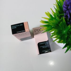 ini adalah Pixy Concealing Base 04 Caramel Beige, brand: Pixy, age_group: all ages, gender: female