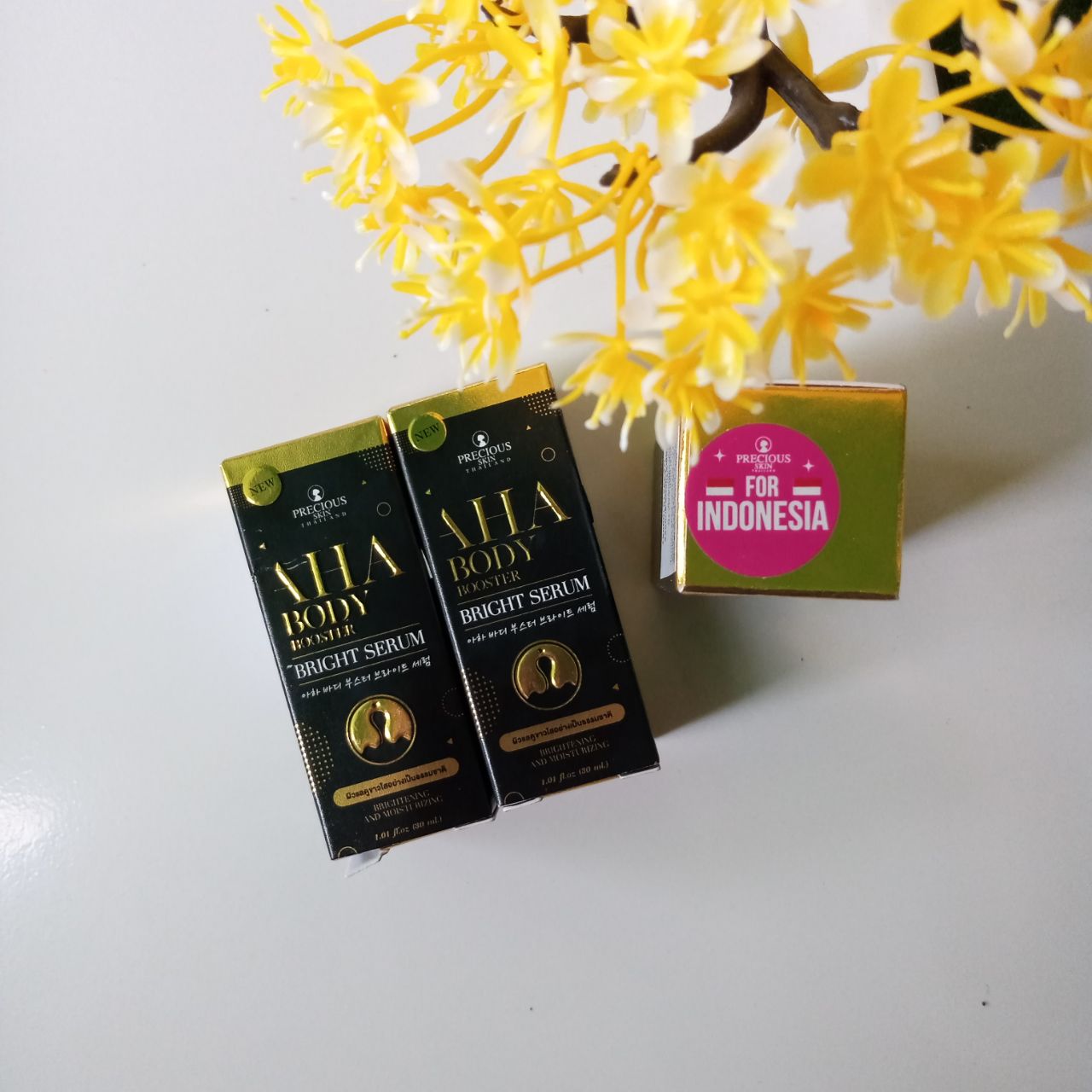 ini adalah AHA Body Booster Precious, brand: Precious, age_group: all ages, gender: female