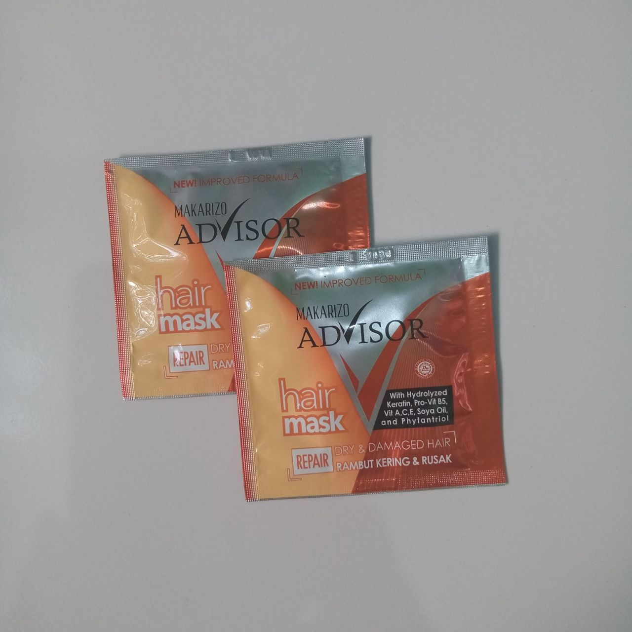 ini adalah Advisor Hair Repair Mask 15ml, brand: advisor, age_group: all ages, gender: female