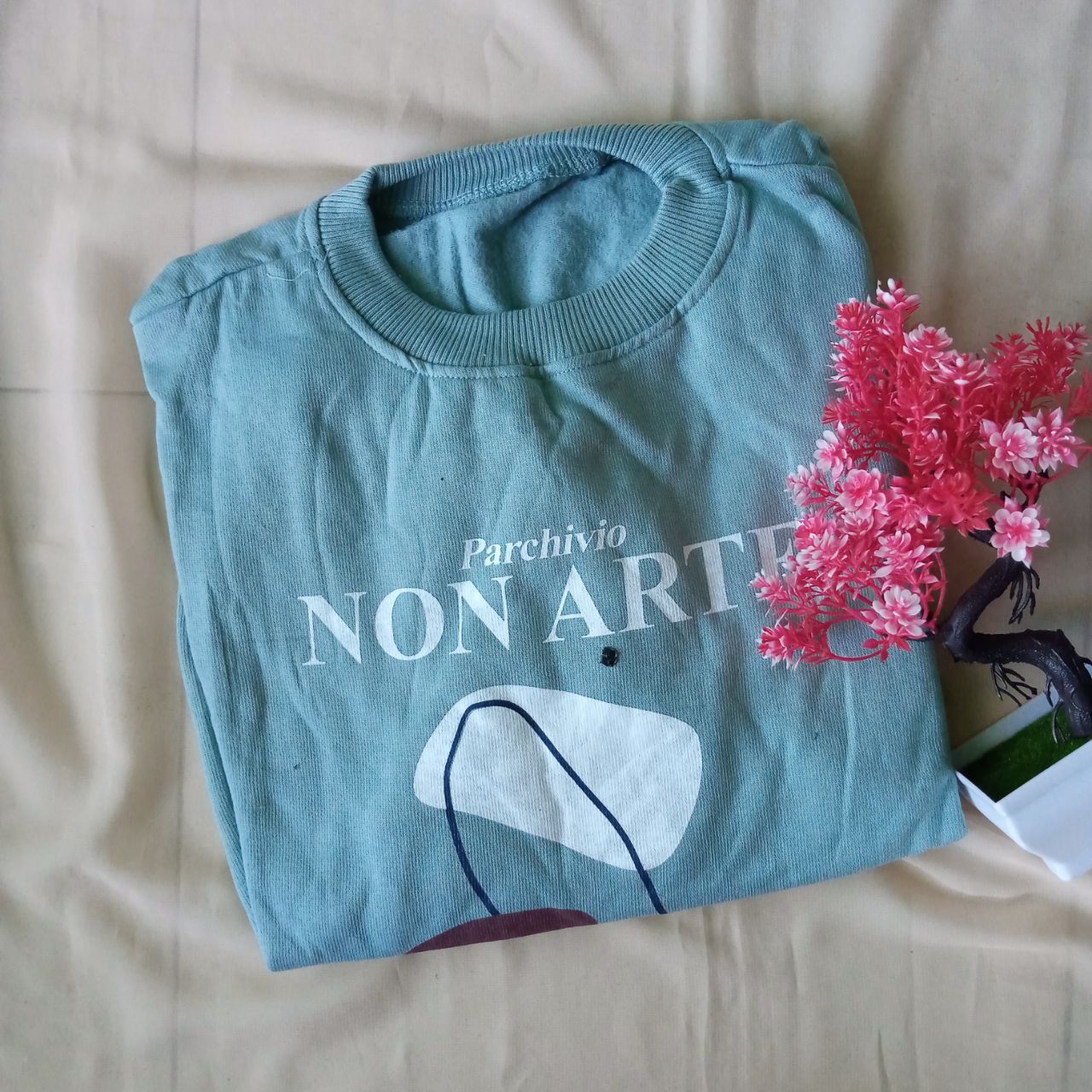 ini adalah Sweater Arte Mint, size: LD 90cm, Panjang 60cm, material: Fleece, color: green mint, brand: Sweaterartekanor, age_group: adult, gender: unisex