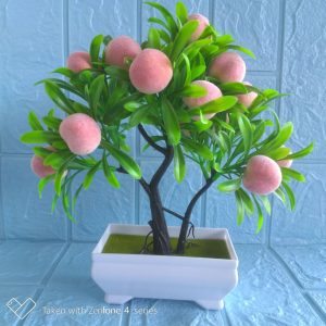 ini adalah Bunga Plastik Peach, size: 4 oz, material: Plastic, color: Pink peach, brand: Dekorasikanor, age_group: adult, gender: unisex