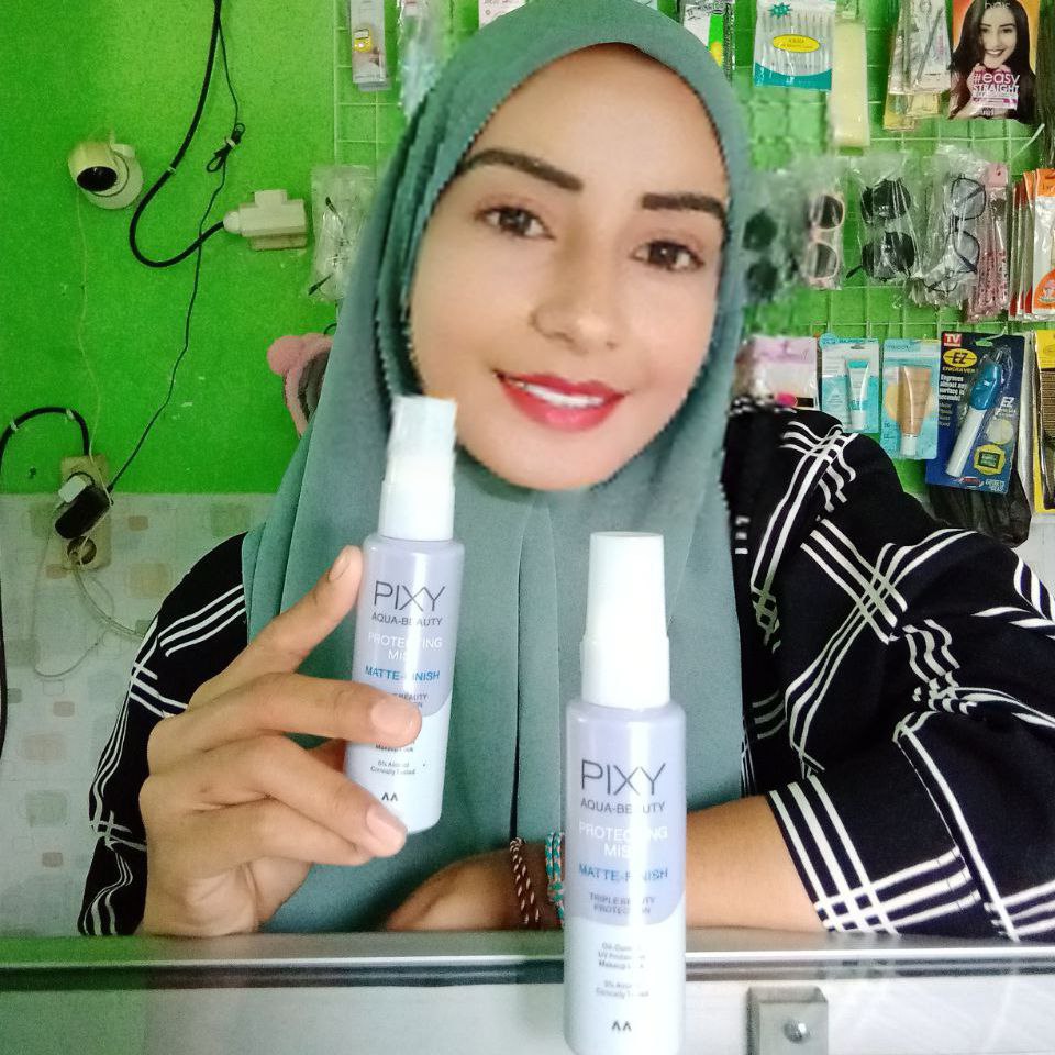 Ini adalah Pixy Aqua Mist Matte 60ml brand: pixy, age_group: all ages, gender: female, capacity: 60 ml, ingredients: water,butylene glycol,peg-50,hydrogenated castor oil,phenoxyethanol,caprylyl glycol,disodium edta,sodium citrate,tocopheryl acetate,aloe barbadensis leaf juice,amp-acrylates/allyl methacrylate copolymer,hamamelis virginiana (witch hazel)extract,fragrance,citric acid,hydroxyapatite,potassium sorbate,sodium benzoate,camellia sinensis leaf extract.,